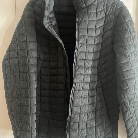 Ben Sherman Dark Gray Quilted Puffer Jacket - Picture 3 of 5